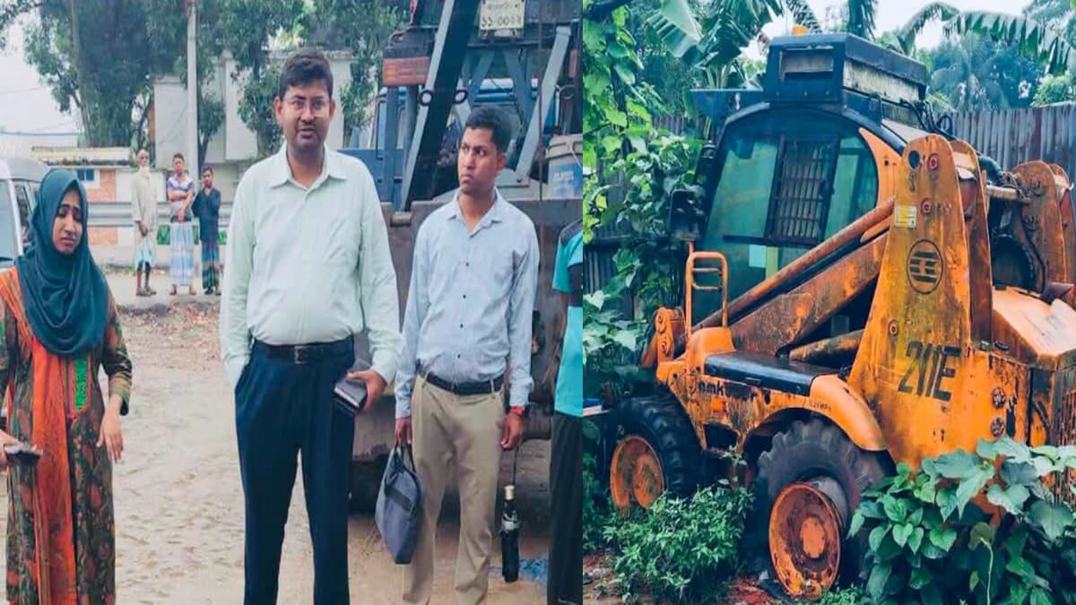 নরসিংদীর শিবপুর থেকে মাধবদী পৌরসভার ৩টি গাড়ি উদ্ধার