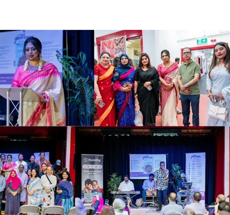 লন্ডনে গ্লোউইমেন ফেয়ার ২০২৬: নারী ক্ষমতায়ন ও বাংলা সংস্কৃতির বর্ণিল প্রদর্শনীতে মাতল প্রবাসীরা