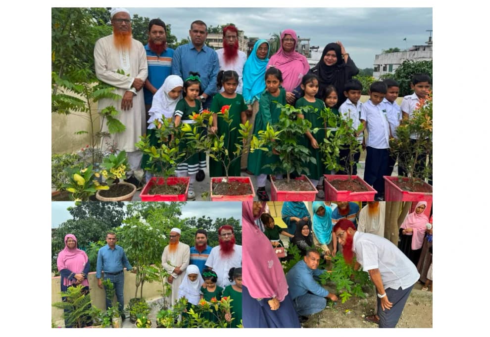 গাছায় বিএনপি নেতা শাহীনের উদ্যোগে কামারজুরী সরকারি প্রাথমিক বিদ্যালয়ে বৃক্ষরোপণ