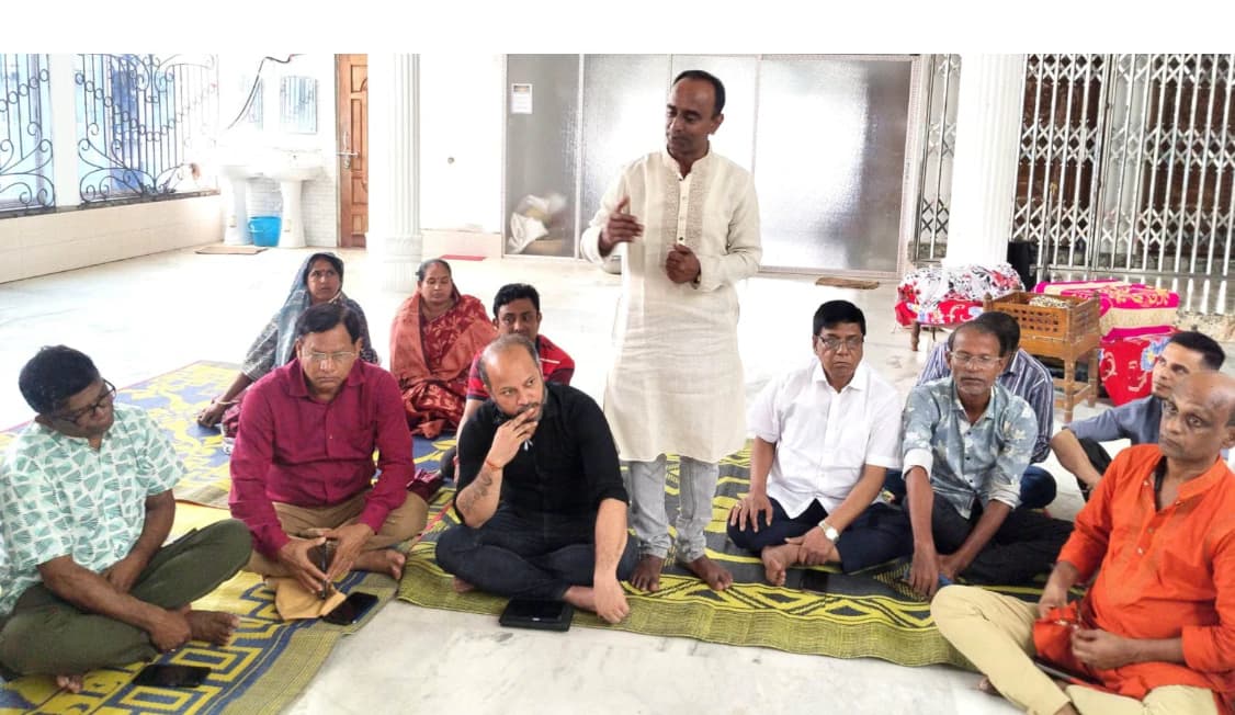 সুনামগঞ্জ জেলা জাতীয়তাবাদি পূজা উদযাপন ফ্রন্টের উদ্যোগে বর্ধিত সভা অনুষ্ঠিত মোঃরফিকুল ইসলাম সোহাগ 