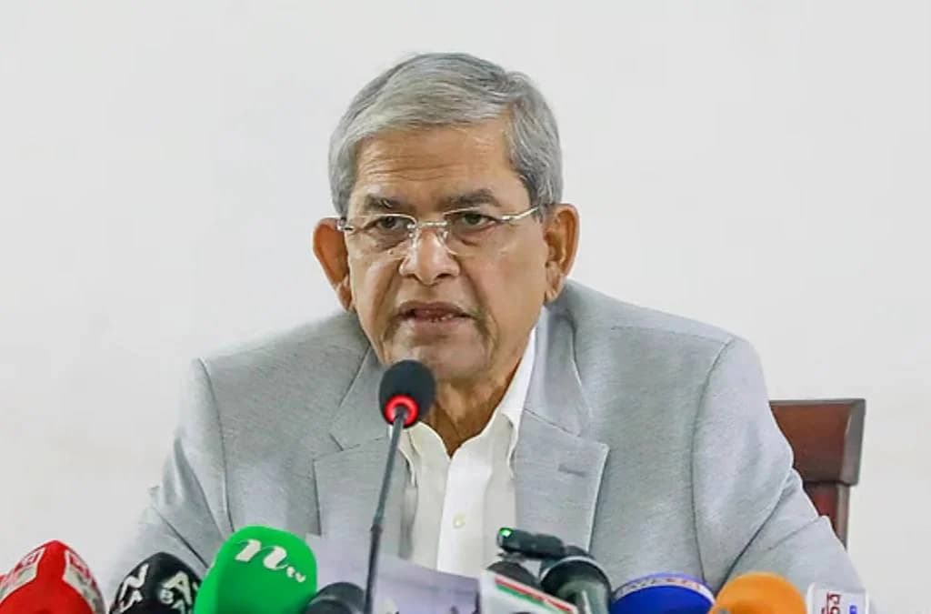 নির্বাচনী প্রতিশ্রুতি পালনে বদ্ধপরিকর সরকার, সব দেশের সঙ্গে সুসম্পর্ক চায় বাংলাদেশ: মির্জা ফখরুল