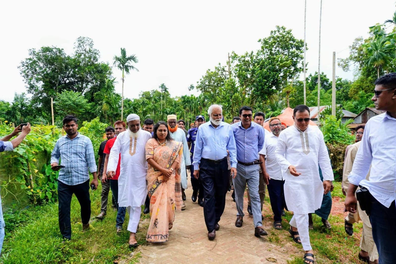 মাননীয় প্রতিমন্ত্রী এম ইকবাল হোসেইন-এর ঝিনাইগাতি উপজেলার বিভিন্ন উন্নয়ন প্রকল্প পরিদর্শন