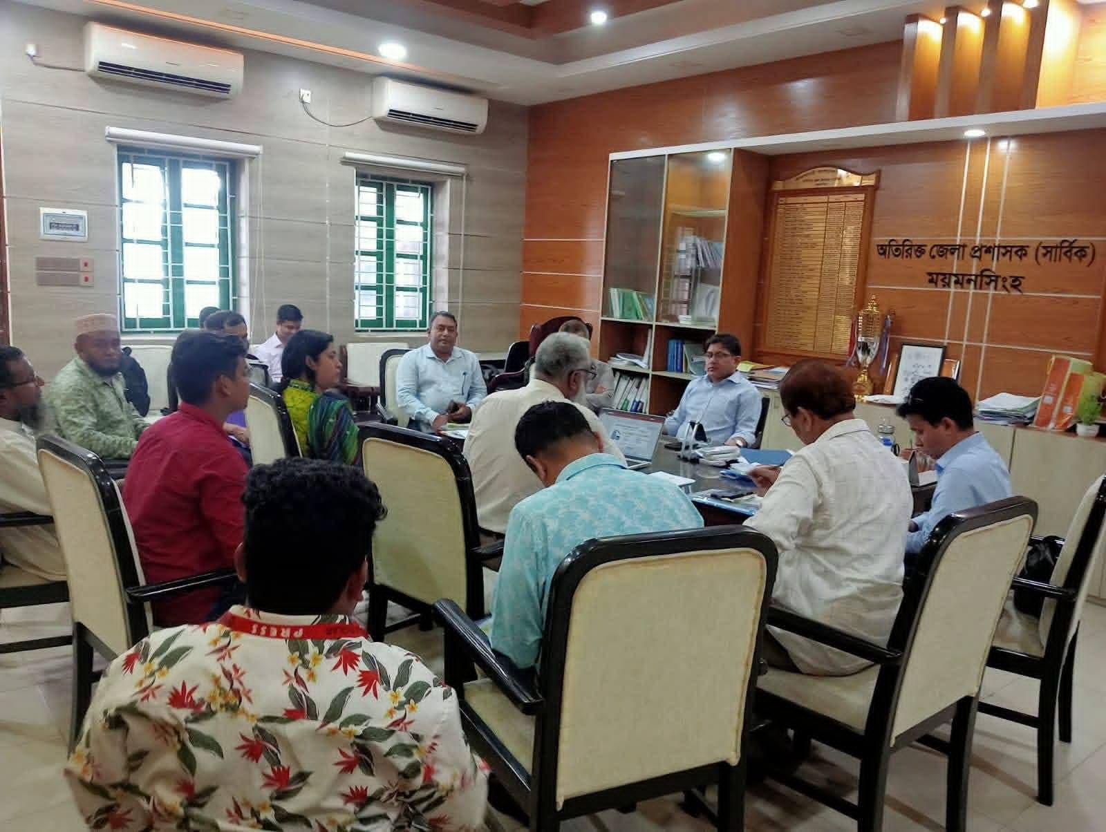 তামাক নিয়ন্ত্রণ আইন বাস্তবায়নে ময়মনসিংহে স্টেকহোল্ডারদের মতবিনিময় সভা 