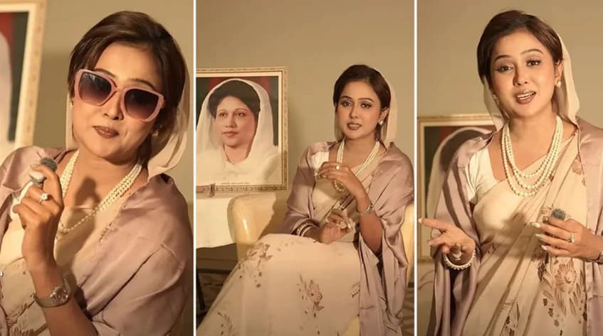 বেগম খালেদা জিয়ার রূপে চমক: নিখুঁত সাজ ও সাবলীল উপস্থাপনায় সামাজিক মাধ্যমে ঝড়