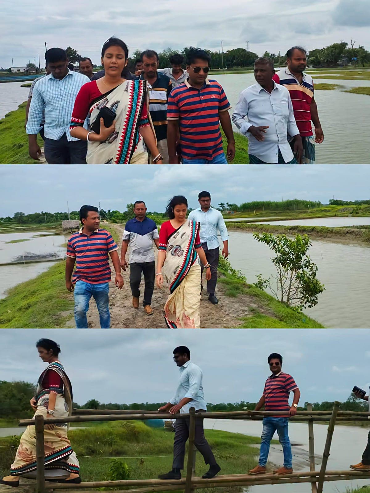 ডুমুরিয়া উপজেলা নির্বাহী অফিসার লতা বুনিয়া সরকারি প্রাথমিক বিদ্যালয় ও মন্দির আকস্মিক পরিদর্শন করেছেন।
