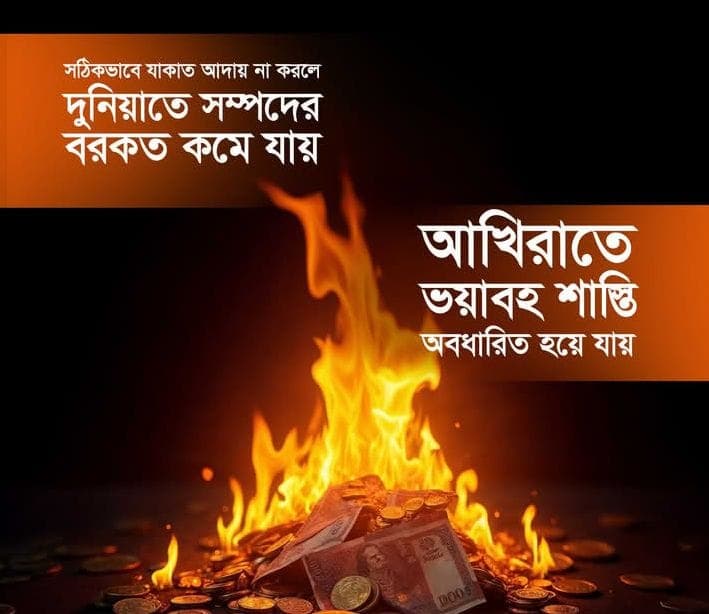 সম্পদ হবে বিষধর সাপ আর জাহান্নামের আগুন হবে সেঁক: যাকাত না দেওয়ার ভয়াল পরিণতি!