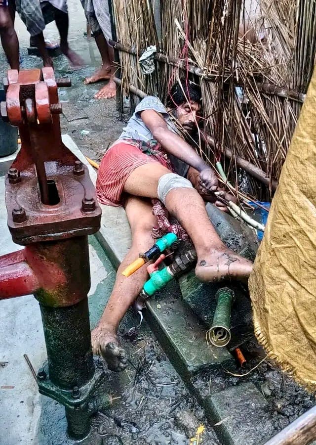 দামুড়হুদায় মটর চুরি করতে গিয়ে বিদ্যুৎস্পৃষ্টে চোরের মৃত্যু