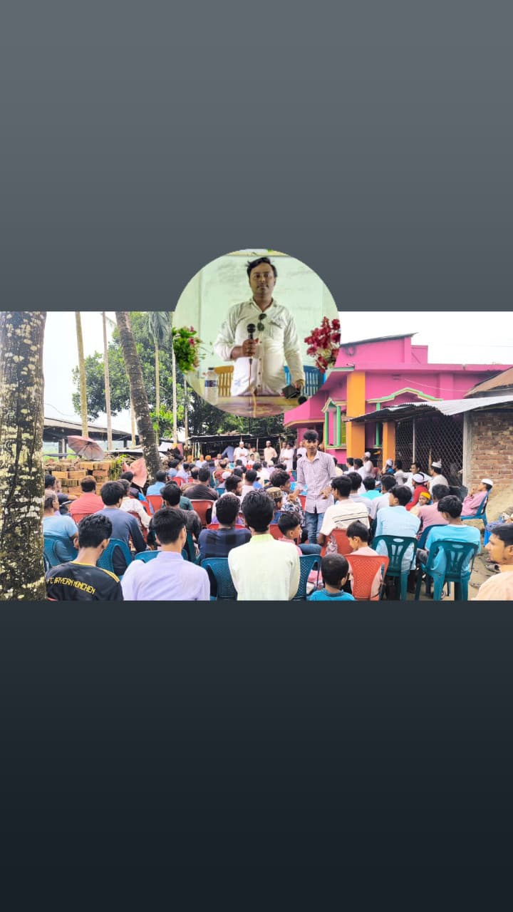 ৩নং আয়মা রসুলপুর ইউপির ১নং ওয়ার্ডে মেম্বার পদে মোঃ এস্তামুল হকের বাড়িতে মতবিনিময়