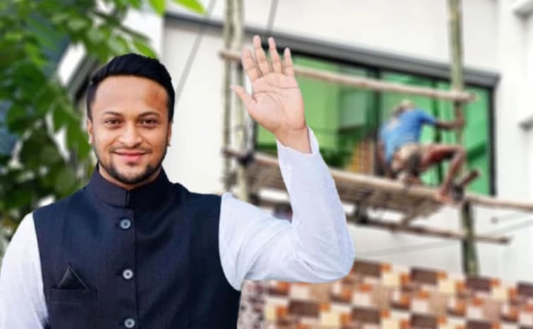 মাগুরায় সাকিবের ভাঙা বাড়িতে সংস্কারকাজ শুরু, তুঙ্গে দেশে ফেরার আলোচনা