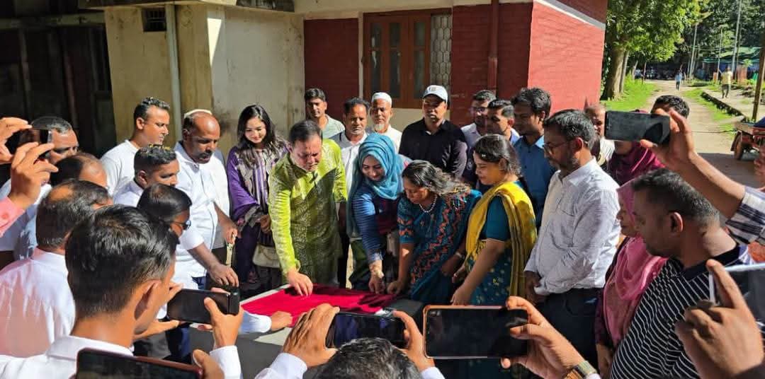 শ্রীবরদীতে অফিসার্স ক্লাবের নতুন ভবনের ভিত্তিপ্রস্তর স্থাপন