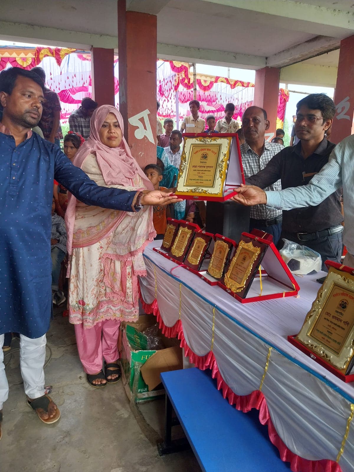 পাঁচপুর সরকারি প্রাথমিক বিদ্যালয়ে সংবর্ধনা, অভিভাবক সমাবেশ ও নতুন কমিটির পরিচিতি সভা।