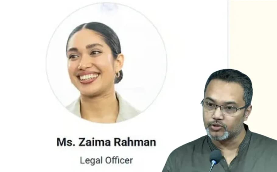 জাতিসংঘে জাইমা রহমানের নিয়োগে সরকারের কোনো সম্পৃক্ততা নেই: উপদেষ্টা মাহদী আমিন