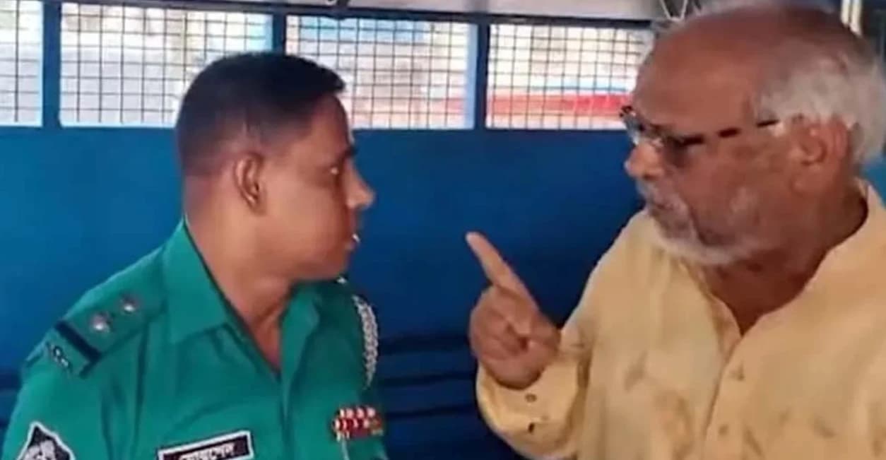 আমাকে ধরবেন না, হেলমেট ছুড়ে ফেলে পুলিশকে হুঙ্কার সাবেক এমপির