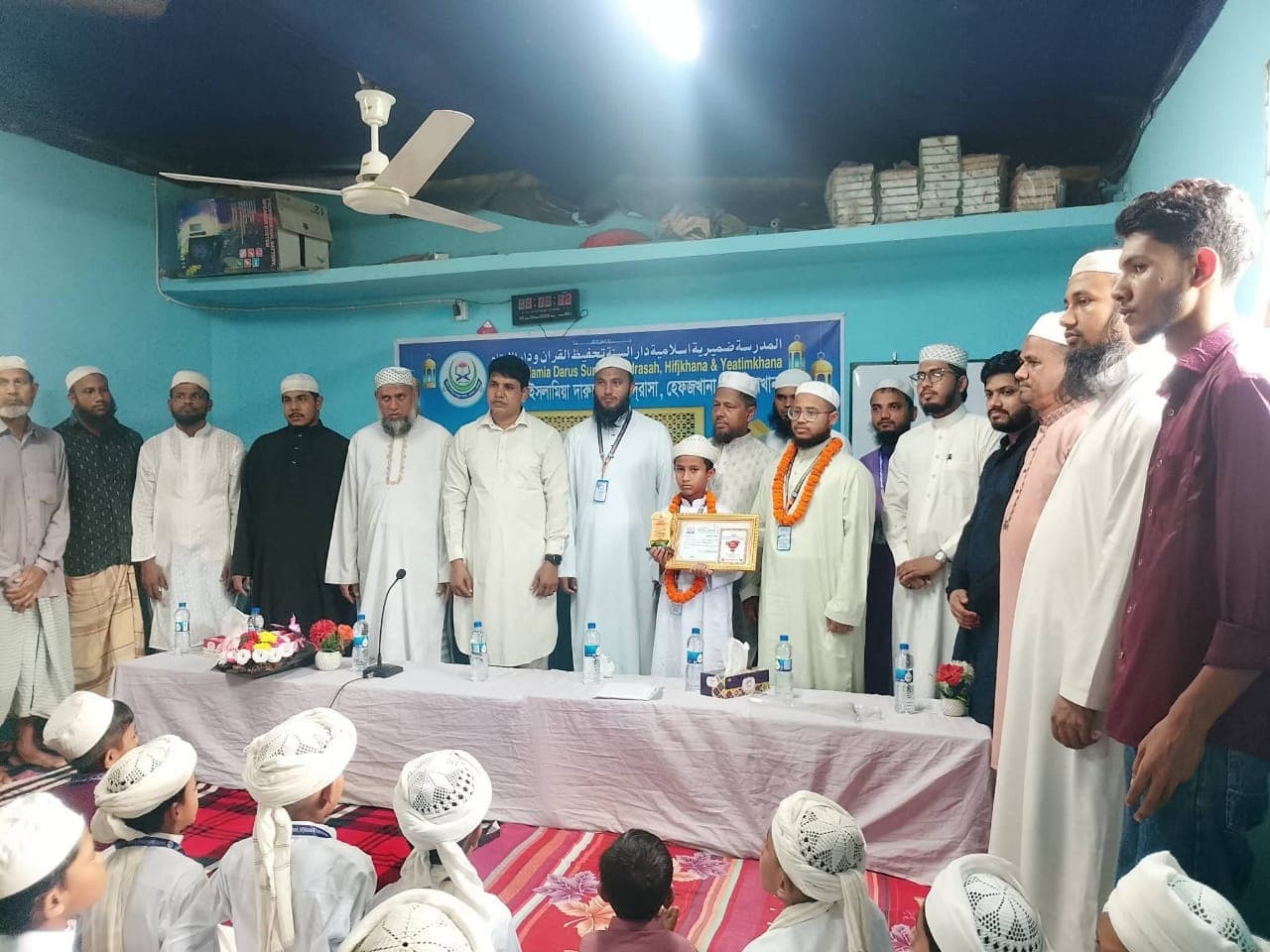 জমিরিয়া ইসলামিয়া দারুচ্ছুন্নাহ মাদ্রাসায় সংবর্ধনা অনুষ্ঠান