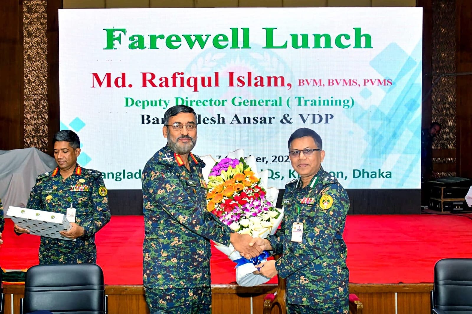 অশ্রুসিক্ত বিদায়ে লাখো আনসার সদস্যের হৃদয়ে অমর হয়ে রইলেন রফিকুল ইসলাম