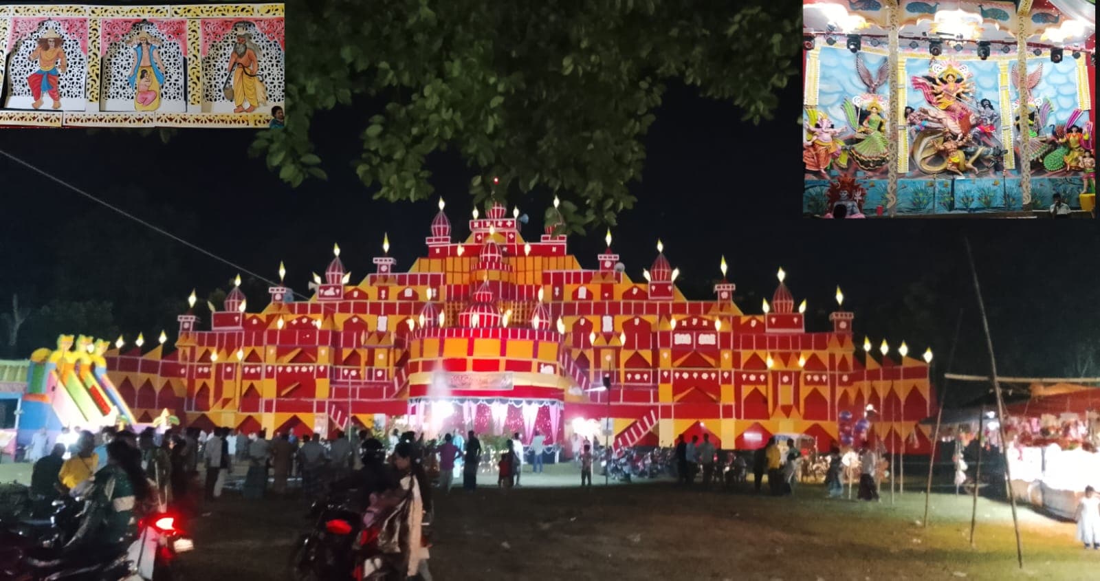 বীরগঞ্জের সাহাডুবীতে দুর্গোৎসব ঘিরে উৎসবের আমেজ