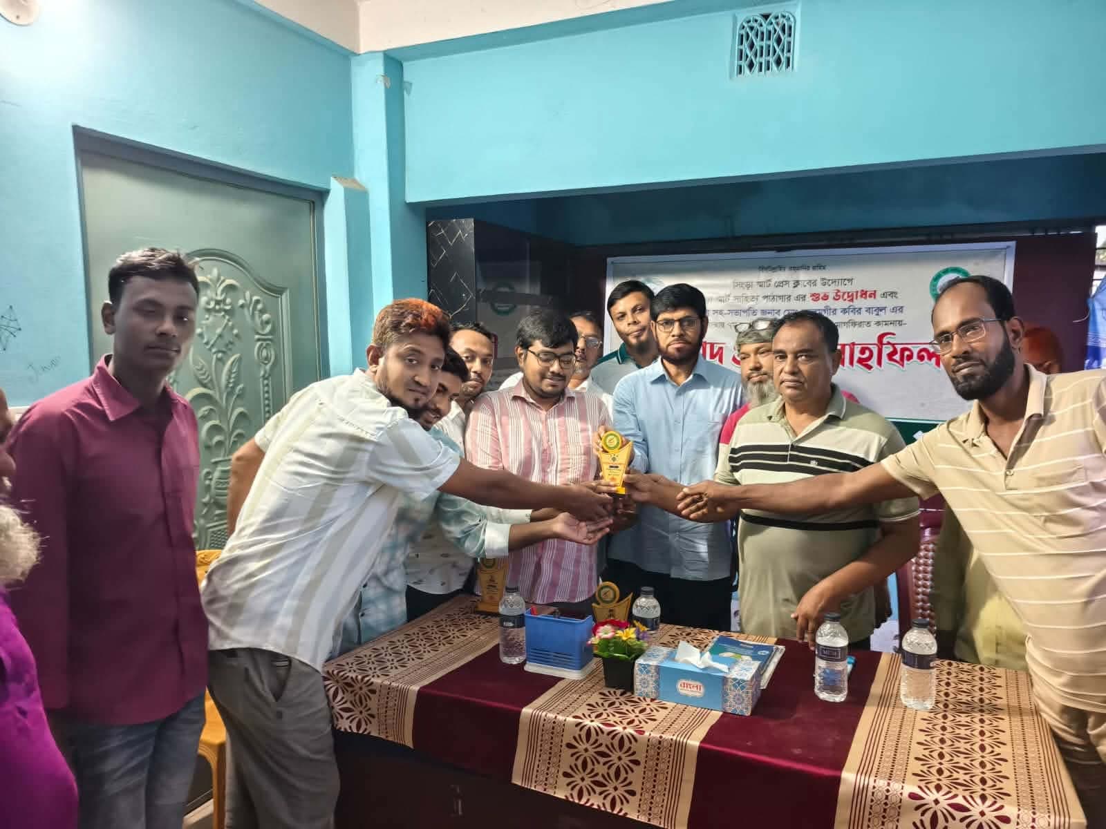 সিংড়া স্মার্ট প্রেস ক্লাবে দোয়া মাহফিল ও সদস্য অন্তর্ভুক্তি