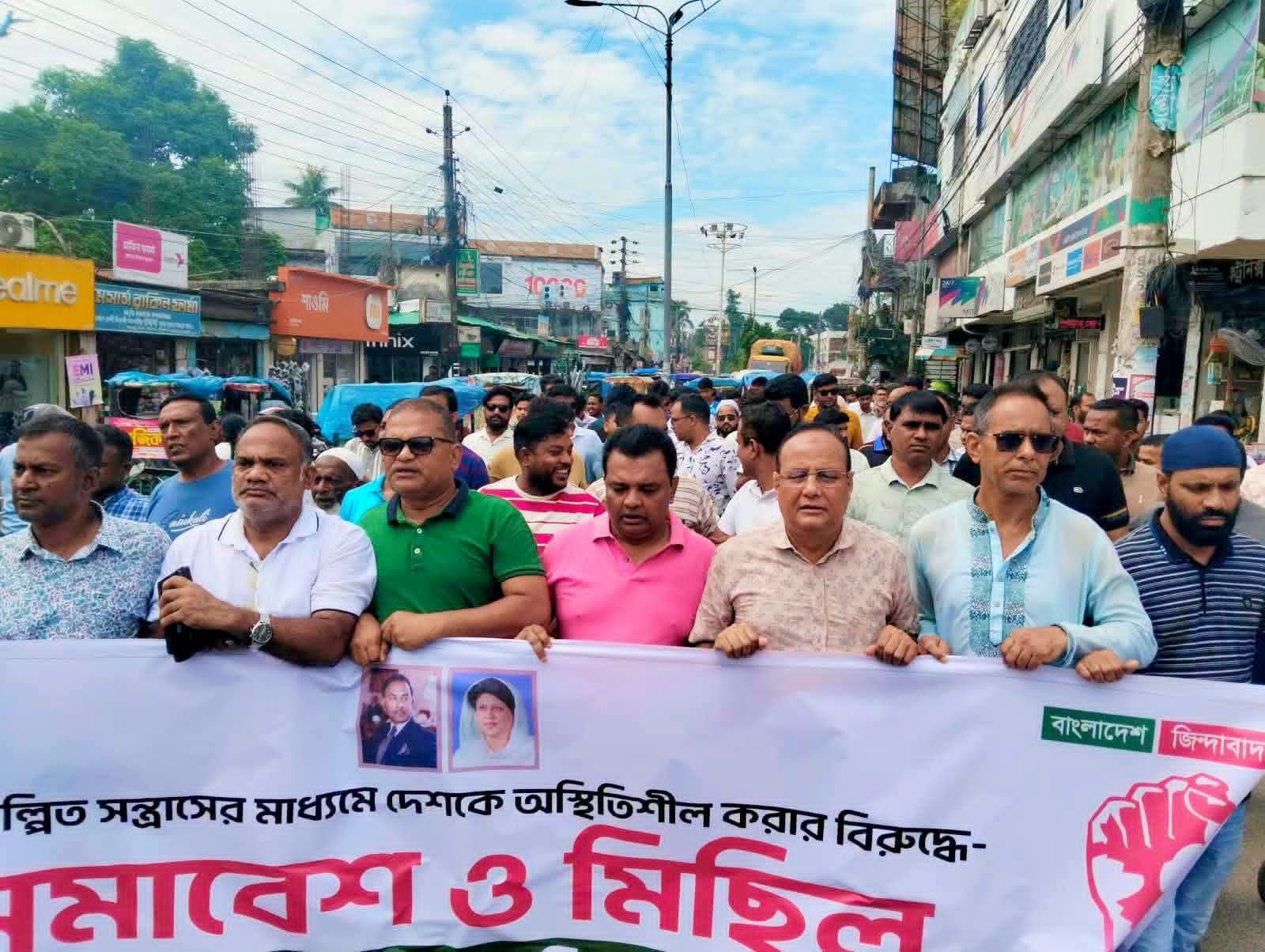 ঠাকুরগাঁওয়ে বিএনপির বিক্ষোভ