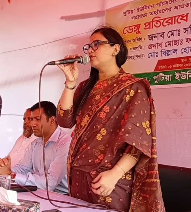 নরসিংদীর পুটিয়া ইউনিয়ন পরিষদের উন্নয়ন প্রকল্পের শুভ উদ্বোধন ও ডেঙ্গু প্রতিরোধে সচেতনতামূলক সভা অনুষ্ঠিত